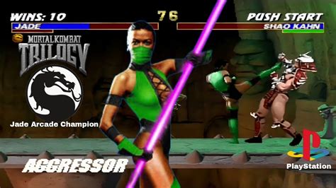 Jade Arcade Torre Champion Mortal Kombat Trilogy Desafio De 6 Inimigos Ps1 Youtube