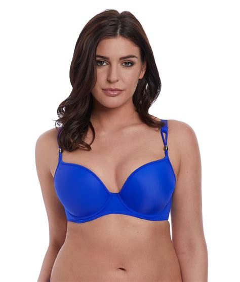 Plavky Vrchn D L Freya Deco Swim Uw Moulded Bikini Top Cobalt