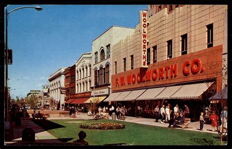 Vintage Kalamazoo Michigan Mall Vintage Photo Postcard Kalamazoo