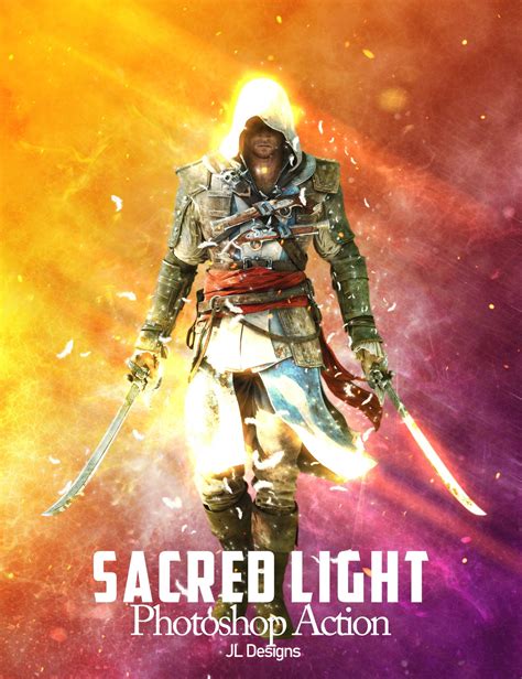 Sacred Light Photoshop Action FilterGrade