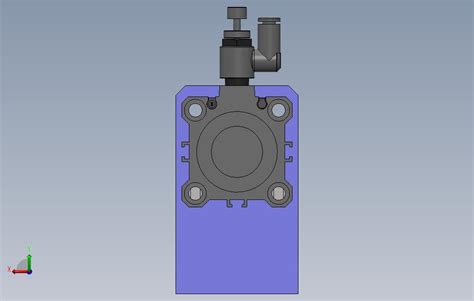 气动夹紧系统 Solidworks 2016 模型图纸免费下载 懒石网