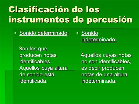 Los instrumentos de percusión ppt descargar