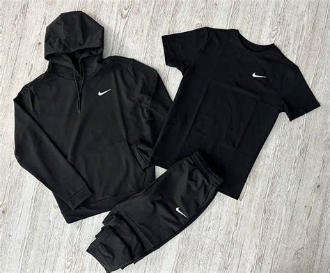 Купить Спортивный костюм Nike мужской весенний осенний черный ...