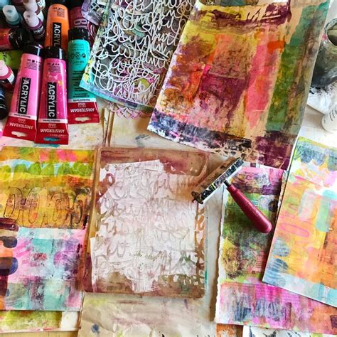 In Depth Review Of The Gelli Arts Gel Printing Plate Printed Plates