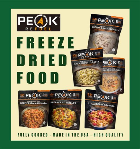 Peak Refuel™ Premium Freeze Dried Meal General Army Navy Outdoor