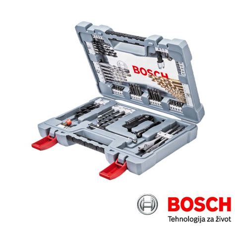 BOSCH 76 delni set burgija i bitova odvrtača Premium X Line Valmax rs