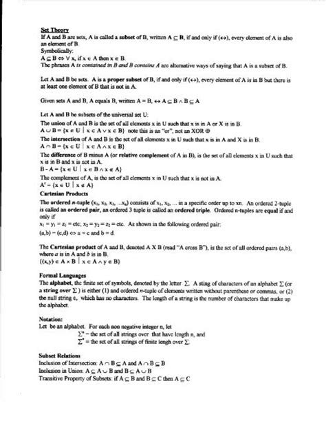 Proofs Cheat Sheet