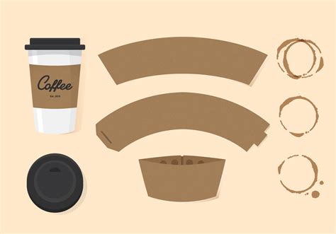 Coffee Cup Sleeve Template