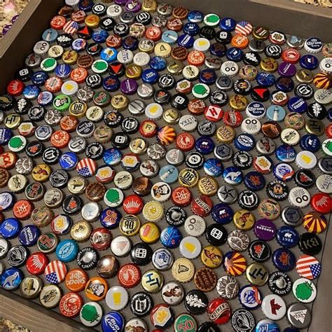 100 Beer Bottle Caps Assorted NO DENTS Beer Bottle Caps Etsy