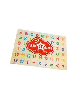 Set Didáctico de Letras y Números Magnéticos Fabi y Sofi Montessori grande