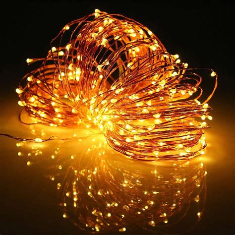 W Multicolor M Led String Light Solar Power Copper Wire Led Fairy