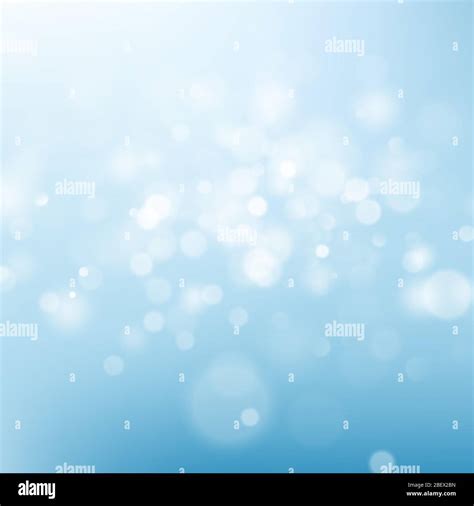 Light Blue Sky Abstract Background Nature Blur Defocused Bokeh Light