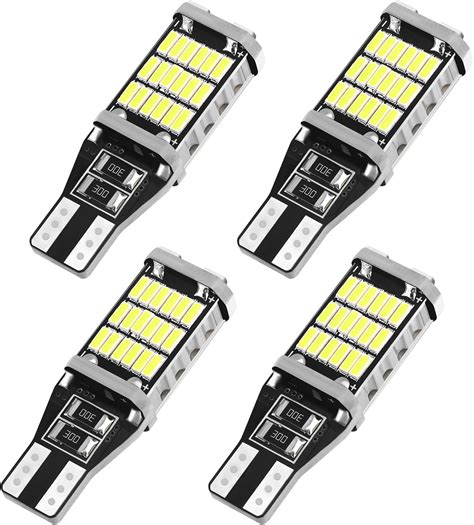 Amazon Carleef Pcs Car Led Reverse Lights Bulb Super Bright T