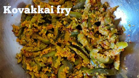 Kovakkai Fry Ivy Gourd Stir Fry Kovakkai Poriyal Recipe Dondakaya