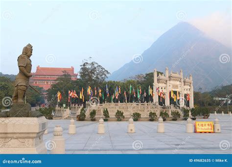 Hong Kong Monasterio Del Po Lin Imagen De Archivo Imagen De