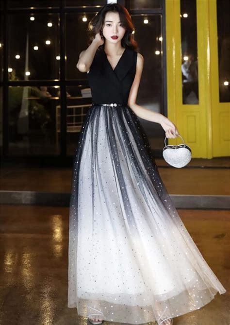 Prom Ball Gowns Black And White