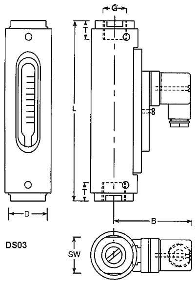 Variable Area Flow Switch For Liquids With Indicator Multi Use