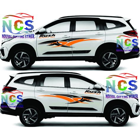 Jual NEW GR Sport Stiker Sticker Cutting List Body Toyota Rush GR Sport