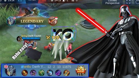 Pake Script Darth Vader Auto Semangat Main Argus Gameplay Mobile