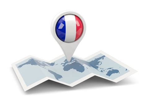 Round pin with map. Illustration of flag of Mayotte