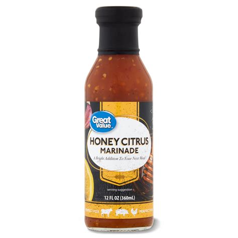 Great Value Honey Citrus Marinade 12 Fl Oz