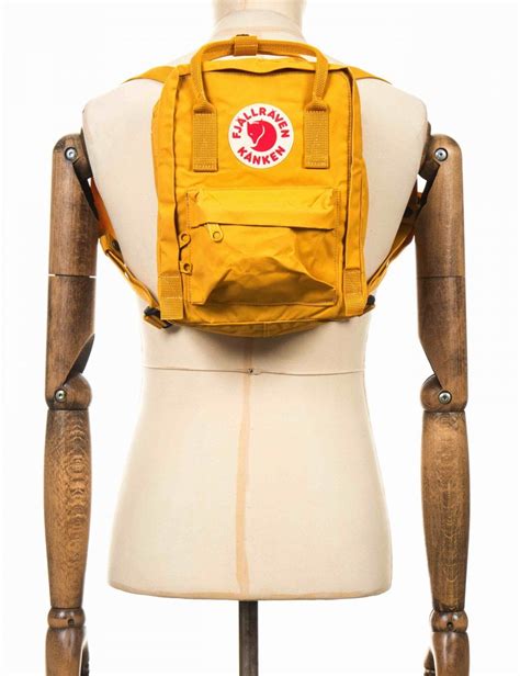 Fjallraven Kanken Mini Backpack Ochre Accessories From Fat Buddha Store Uk