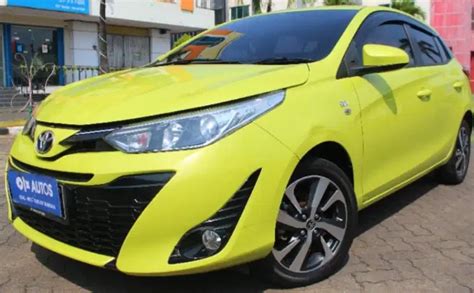 OLXmobbi Toyota Yaris 1 5 G Bensin MT 2019 Kuning Mobil Bekas