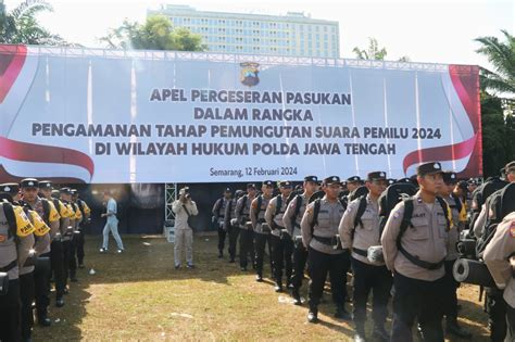 Amankan Pemilu Polda Jateng Kerahkan Puluhan Ribu Personel