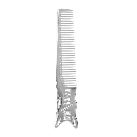 Professional Anti Static Haircut Comb Barbers Hair Salon Hairdressing Aluminum Combcomb