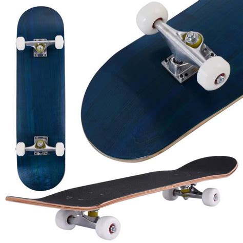 COSTWAY Cruiser Skateboard Skate Planche à Roulettes de Flash Erable 79