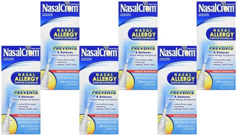 Nasalcrom Nasal Spray Allergy Symptom Controller 200 Sprays 88 Fl Oz 6 Pack