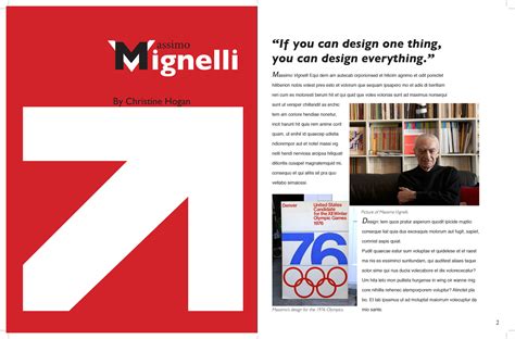 Massimo Vignelli Art