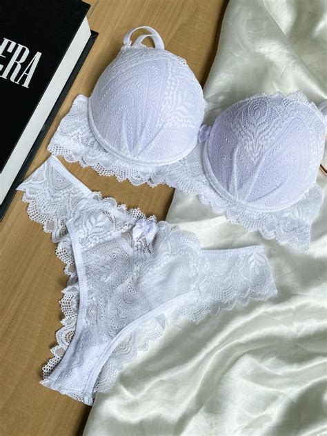 Conjunto De Bojo Branco Conhe A A Treacy Lingerie Uma Marca De