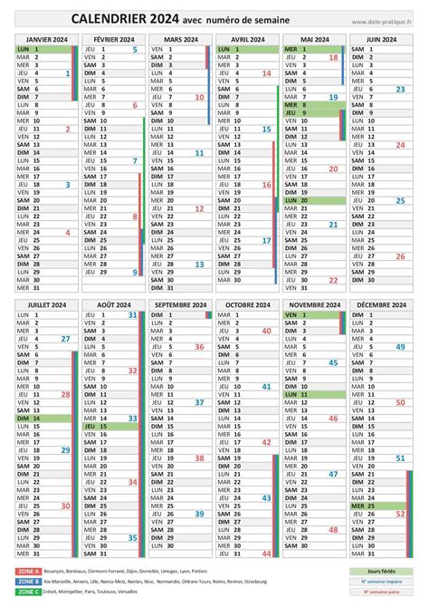 Calendrier Avec Semaine 2024 A Imprimer Devi Muriel