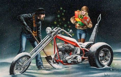 funny christmas biker santa pictures Xmas Biker Santa Claus Père