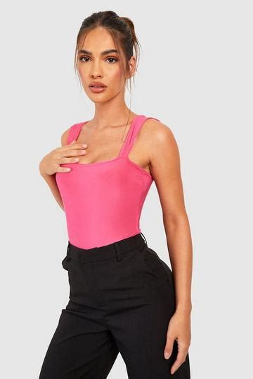 Pink Bodysuits Boohoo Uk