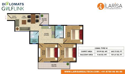 Millennium Diplomats Golf Link Sector 110 Gurgaon 1 2 3bhk Flats