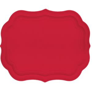 OVAL TRAY RED San Seng Co Pte Ltd