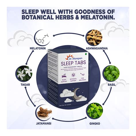 Buy Dr Morepen Sleep Management Tablet 60 S Online At Best Price