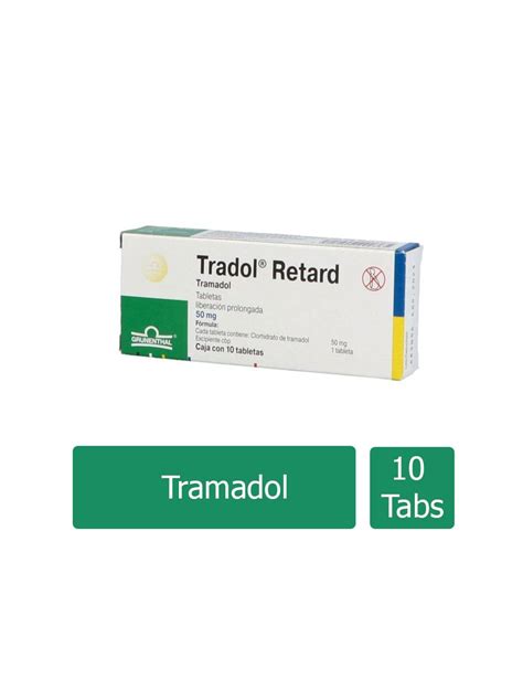 Precio Tradol Retard Mg Con Tabletas Farmalisto Mx