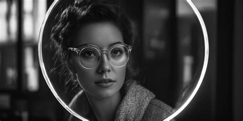 Lexica Ultra Detailed Women 65 Years Glasses Clear Looking Through