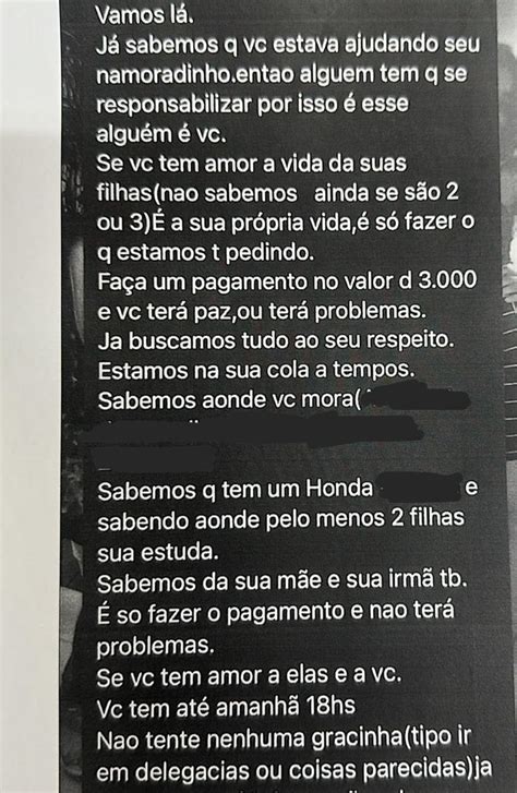 Pode Sobrar At Pra Sua M E E Cachorro Amea A Golpista Do Tinder A