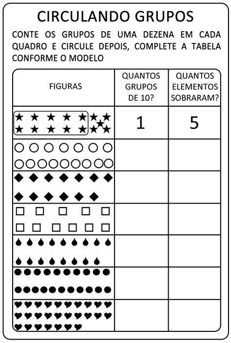 40 Atividades Unidades E Dezenas Para Imprimir Dezenas Exatas