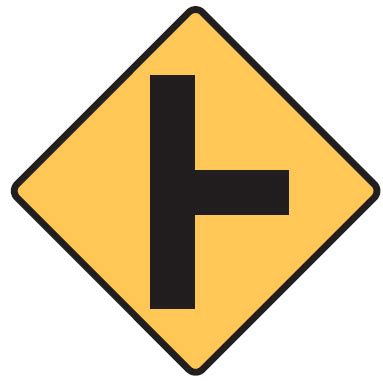 T Junction Sign