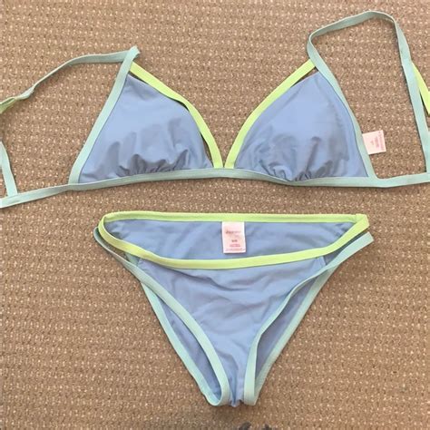 Blue Strappy Bikini Xhilaration By Target Gem