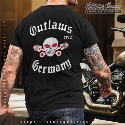 Outlaws MC Germany Shirt Vintagenclassic Tee