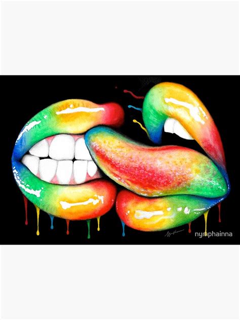 Licking Kiss Erotic Art Illustration Nude Sex Sexual Love Lovers Relationship Couple Mature