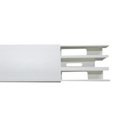 THORSMAN TEK 62 CT Canaleta Con Troquel Con Tapa Color Blanco De PVC