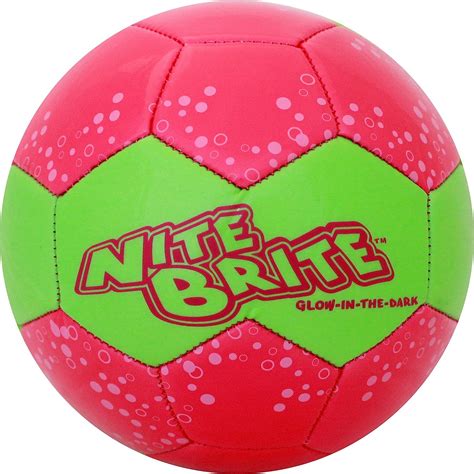 Amazon Baden Nite Brite Glow In The Dark Soccerball Pink Glow