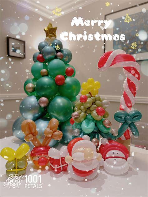 Balloon Christmas Tree- Tall – 1001 Petals